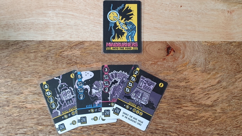 First player card choice with four choices after the bot take one