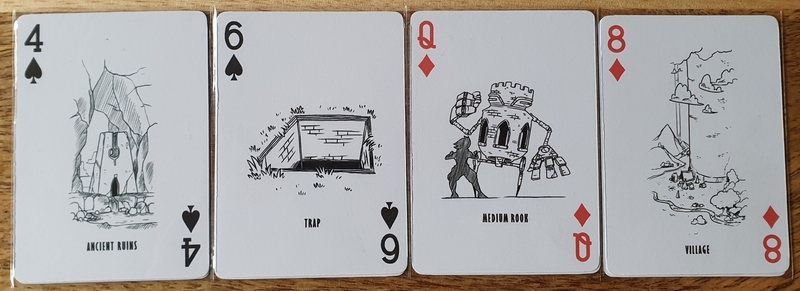 Example of how a exploration phase card draw might look like