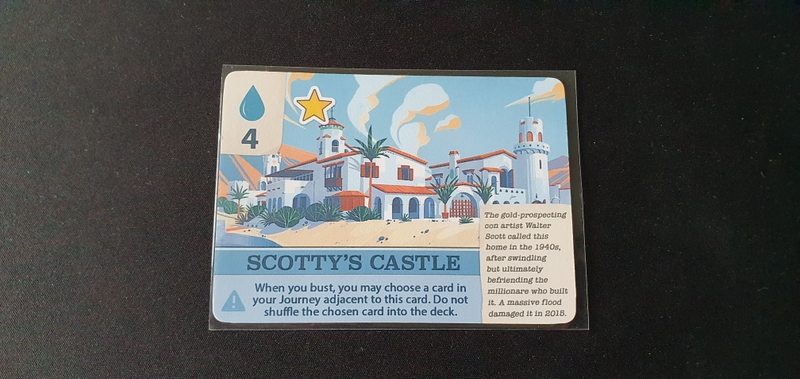 Example of a card that belongs to the water suit with one scoring star